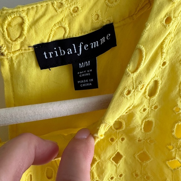 Tribal Femme Eyelet Lace Dress, Size Medium - Picture 5 of 5